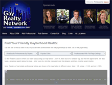 Tablet Screenshot of gayrealtynetwork.com
